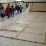Getting ready for the kids to help Getting ready for the kids to help