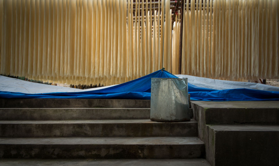 Noodles Drying, Yichang, China (IMG_2514)